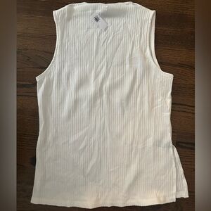 NWT Old Navy Slit-Neck Ribbed Top Size Large